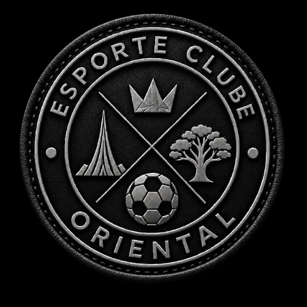 Escudo oficial completo, preservado sem alterações
